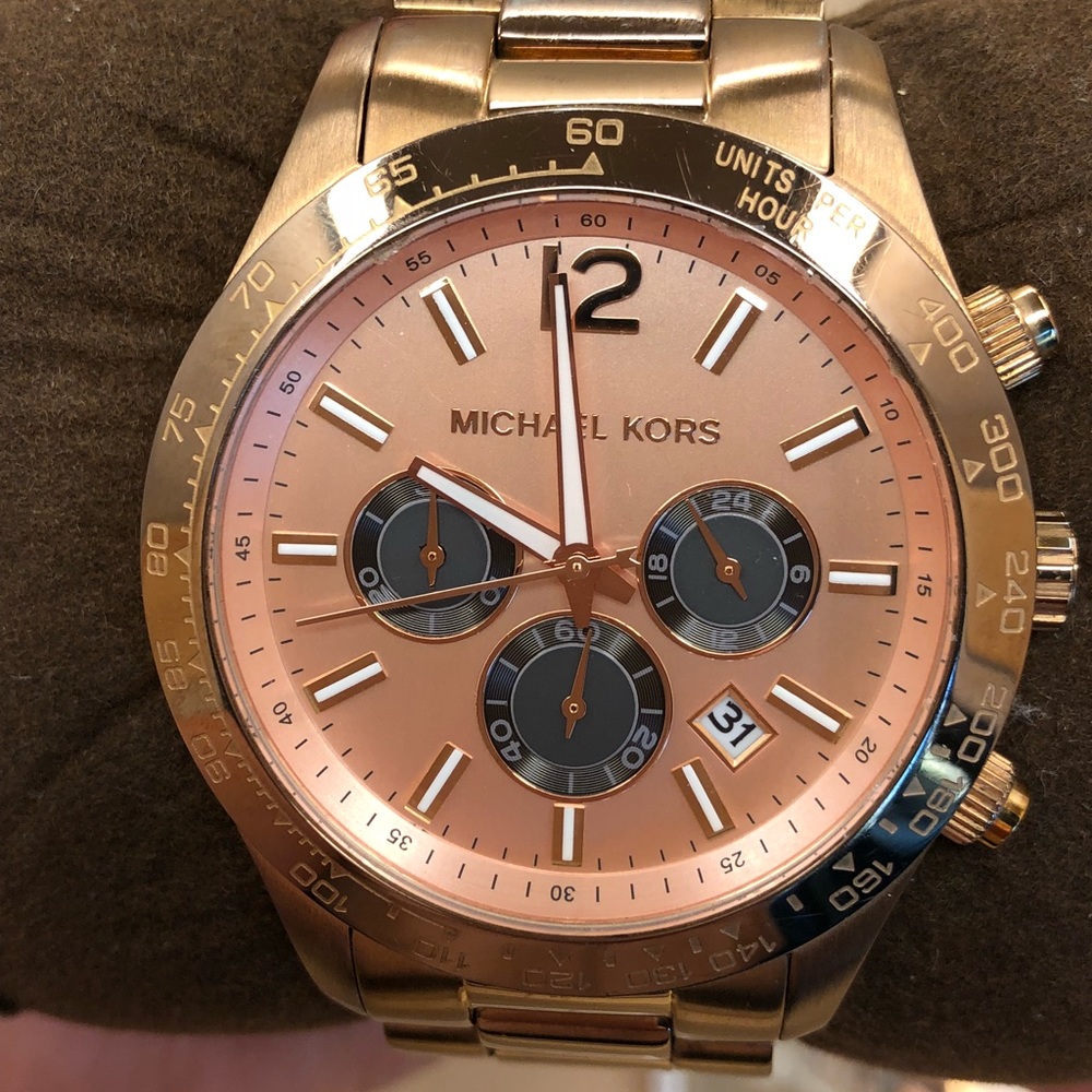 Michael Kors Rose Gold Chronograph Watch